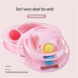 Funny Cat Triple Play Disc Toy – Interactive