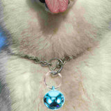 6PCS Stainless Steel Pet Collar Bells (Gold Decor Pendants)