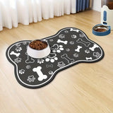 Non-Slip Pet Feeding Mat – Quick Dry Scratch Resistant Pad