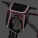 Pet Bike Basket Carrier Backpack – Detachable Travel Bag
