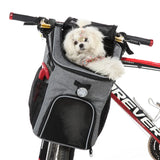 Pet Bike Basket Carrier Backpack – Detachable Travel Bag