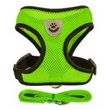 Adjustable Mesh Pet Harness & Leash Vest