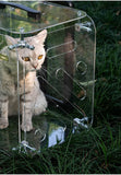 Transparent Pet Trolley Travel Carrier – Rolling Suitcase Cart