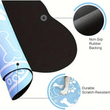 Non-Slip Pet Feeding Mat – Quick Dry Scratch Resistant Pad