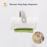 Dual Leash Poop Bag Dispenser Belt