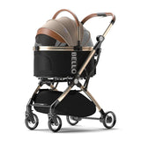 Foldable Pet Stroller with Wheels – Outdoor Travel Carrier