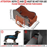 Small Dog Car Armrest Travel Bed – Center Console Seat