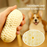 TPR Peanut Squeaky Chew Toy – Vegetable Series for Dogs
