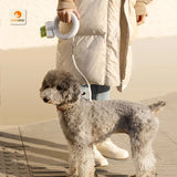 Dual Leash Poop Bag Dispenser Belt