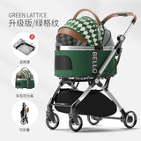 Foldable Pet Stroller with Wheels – Outdoor Travel Carrier