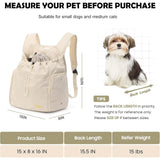 Large Capacity Pet Chest Backpack Carrier – Outdoor Travel Bag