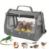 Small Pet Breathable Handheld & Crossbody Travel Carrier Bag